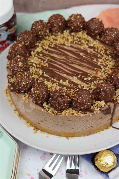 No-Bake Ferrero Rocher and Nutella Cheesecake! - Jane's Patisserie ...