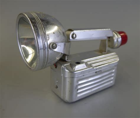 1960's rescue flashlight large battery with strobe - Hangar 19 Prop Rentals