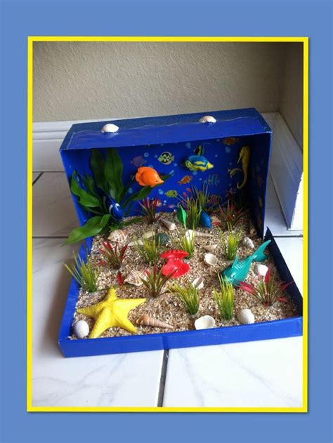 Ocean diorama, Ecosystems projects, Ocean projects