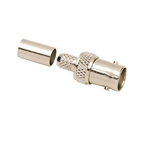 75 Ohm BNC Female Crimp-Style Coaxial Connector, 2 Piece, RG-59 / RG-62 | Allen Tel Products, Inc.