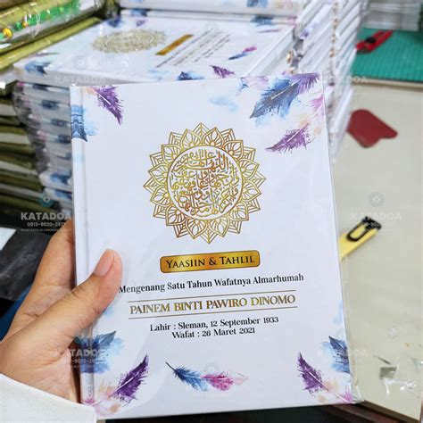 Contoh Buku Yasin Elegan - Percetakan Buku Yasin Terdekat