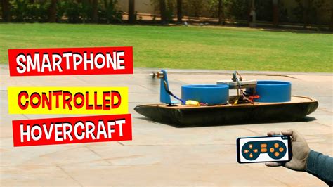 How to Make a DIY Hovercraft & Control it using your mobile using Arduino