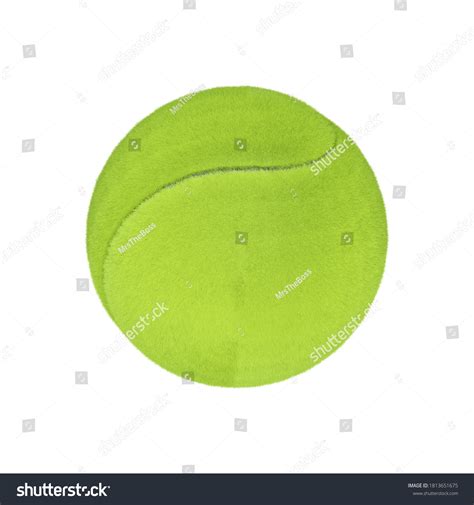 Tennis Ball Isolated On White Background Stock Photo (Edit Now) 1813651675