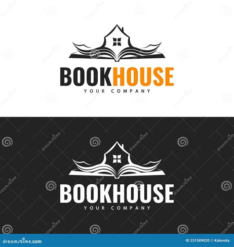 Book House logo stock vector. Illustration of library - 231589020