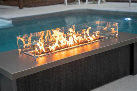 Fire Pit Tables Standard Traditional Linear – ExceptionalFire