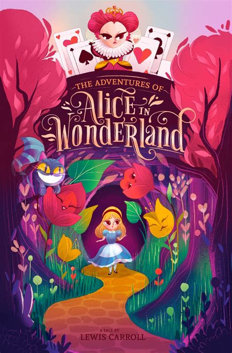 Alice in wonderland book cover | Alice in wonderland illustrations, Alice in wonderland book ...