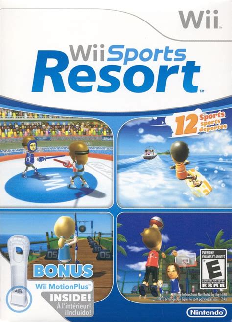 Wii Sports Resort (2009) Wii box cover art - MobyGames