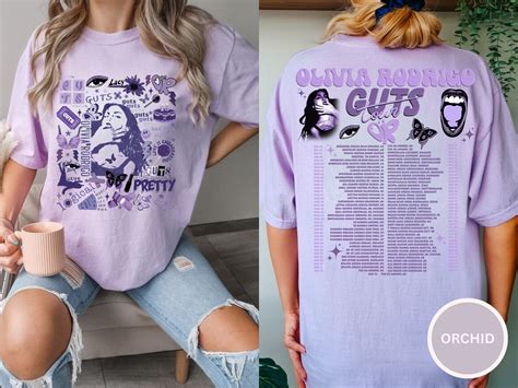 Olivia Rodrigo Guts Shirt, Olivia Rodrigo Guts Merch, Guts Tour 2024 Shirt sold by Locket ...