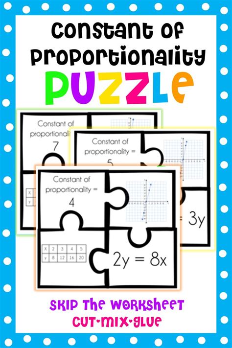 Constant Of Proportionality Worksheets