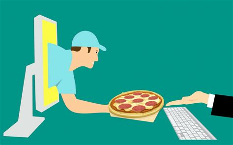 Pizza , Courier, Online, Cheese Free Stock Photo - Public Domain Pictures