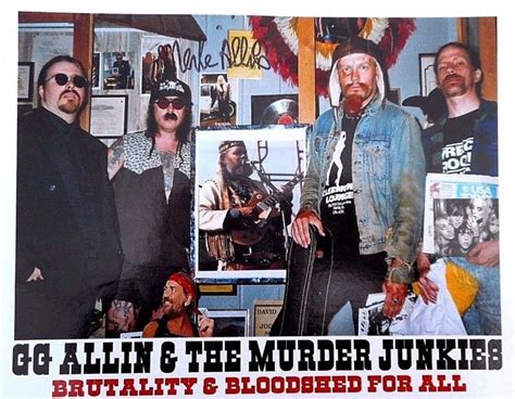 Merle Allin autographed G.G. Allin Murder Junkies Gg Allin, Punk Rock, Autograph, Fictional ...