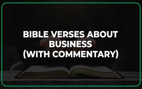 23+ Important Bible Verses About Business (With Commentary) - Scripture ...