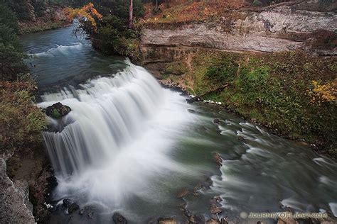 Not far from Merritt Reservoir in Cherry County, Nebraska, water flows ...