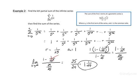 Understanding That an Infinite Series of Numbers Converges to a Real Number S (or Has Sum S) If ...