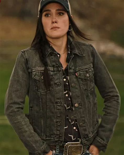 Yellowstone Eden Brolin Grey Denim Jacket - Just American Jackets