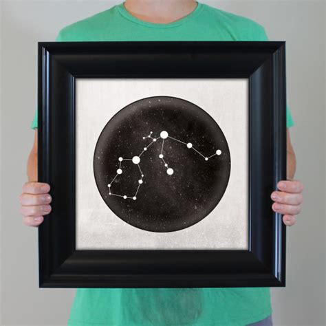 Aquarius Constellation Art Print - City Prints