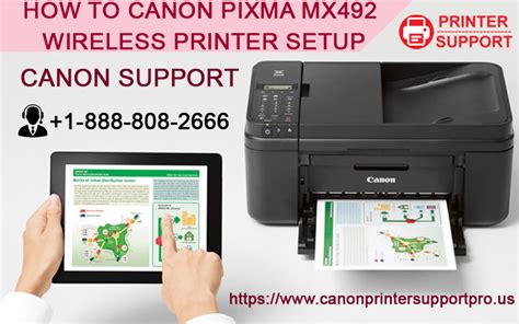 How To Canon PIXMA MX492 Wireless Printer Setup?