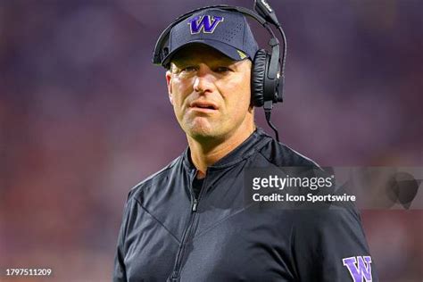 Washington Huskies head coach Kalen Deboer during a college football ...