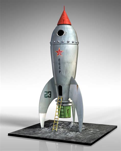 TOY ROCKET Photoshop 3D on Behance | Ракеты, Космический корабль, Разное