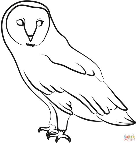 Snowy Owl coloring page | Free Printable Coloring Pages