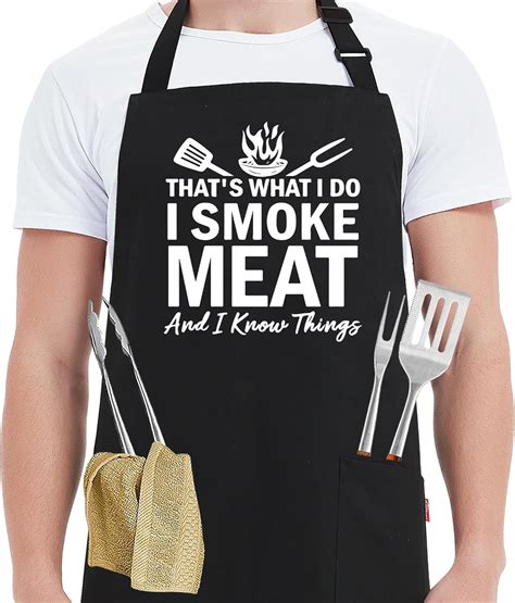 Amazon.com: Kaidouma Funny Chef Aprons for Men - Men’s Adjustable Kitchen Cooking Grilling BBQ ...