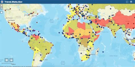 How to See U.S. Embassy Locations and Current Travel Advisories... | Travel advisory, Embassy ...