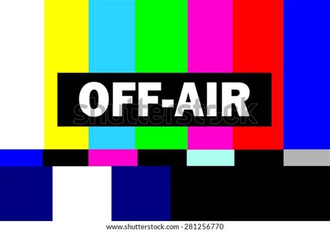 Off Air Vintage Television Test Pattern Stock Vector (Royalty Free ...