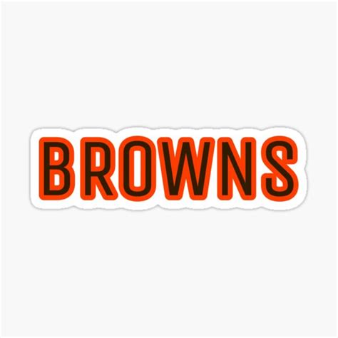 Cleveland Browns Stickers | Redbubble