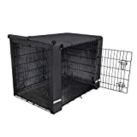 yotache Dog Crate Cover for 42" Large Double Door Wire Dog Cage, Lightweight 600D Polyester ...