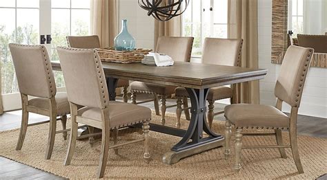 $ 588 Sierra Vista Driftwood 5 Pc Rectangle Dining Set from Furniture | Rectangle dining set ...