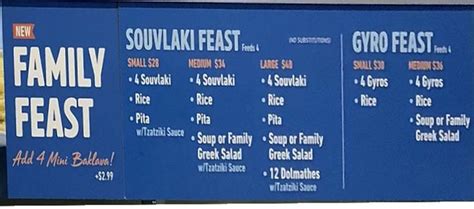 Greek Souvlaki downtown menu – SLC menu