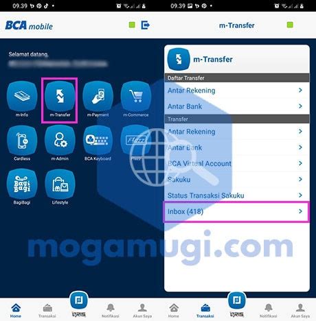 Cara Melihat Bukti Transfer di BCA Mobile Terbaru - Mogamugi