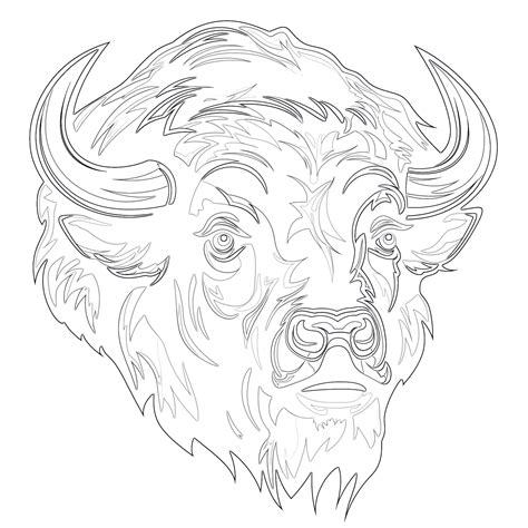 Buffalo Bills Coloring Page | Coloring Pages Mimi Panda