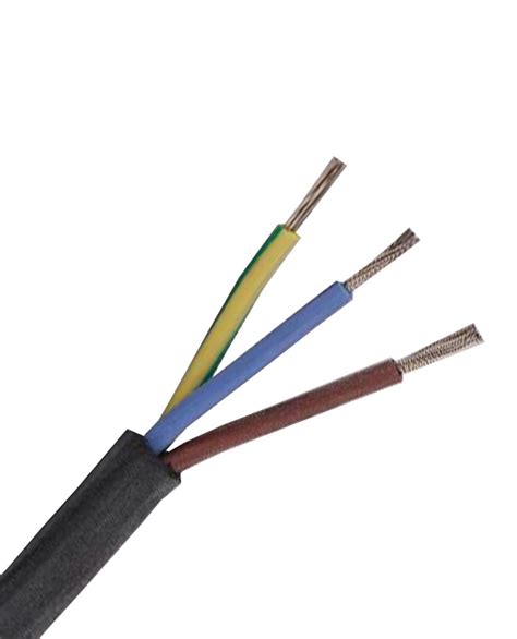 Silicone 2.5mm 3 Core Black Heat Resistant Cable - SHOWTECHNIX