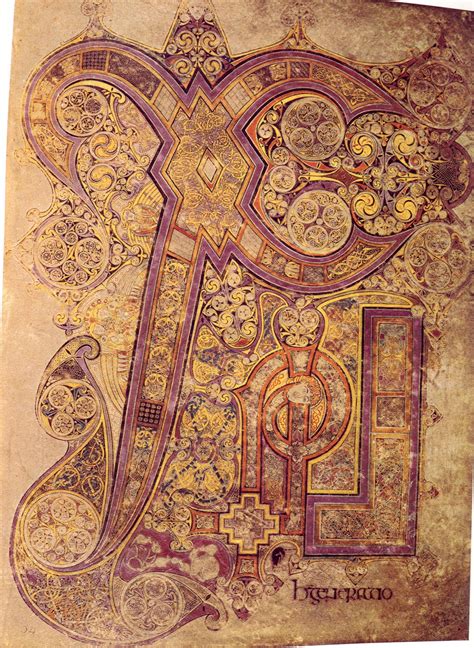 Chi-Rho Page from the Book of Kells: "The Word Made Flesh"