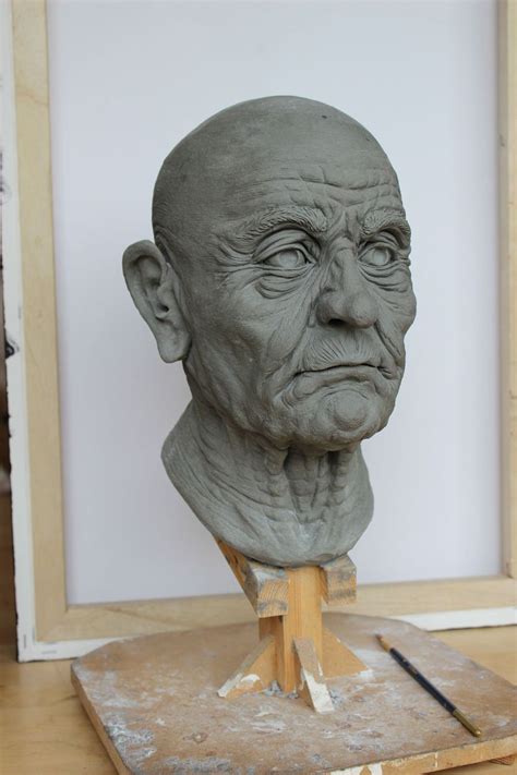 Old Man - Head Sculpture | Figurative sculpture, Sculpture clay, Sculpture