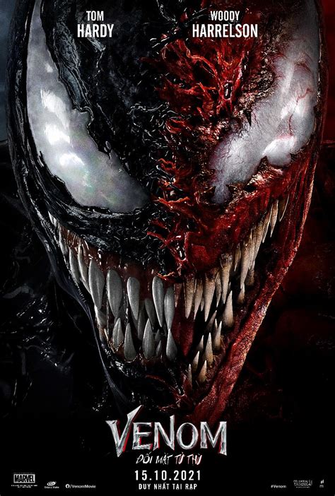 Venom 2 tung poster rùng rợn cùng lịch chiếu mới do ảnh hưởng của dịch bệnh