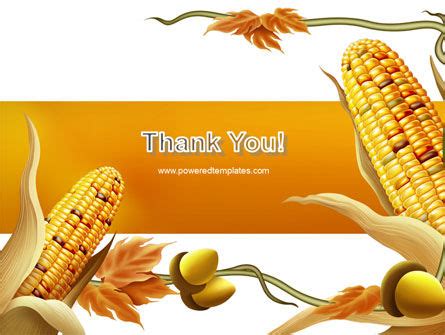 Harvest of Autumn PowerPoint Template, Backgrounds | 03689 ...
