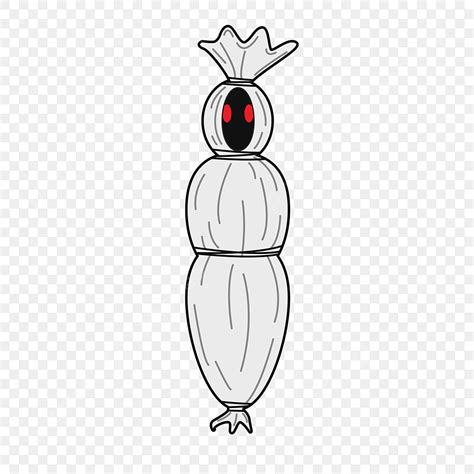 Kartun Hantu Pocong, Mumi, Hantu, Takut PNG Transparan Clipart dan File PSD untuk Unduh Gratis