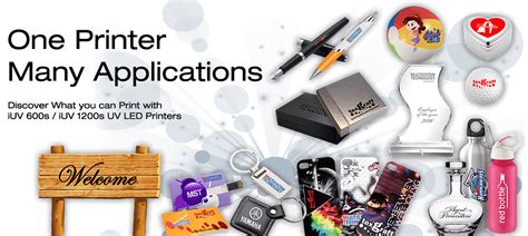 UV Printing Applications - Plastic, Wood, Metal, Acrylic, Bottle, Leather