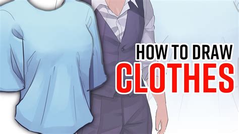 How to Draw Anime Clothes | BEGINNER Tutorial - YouTube