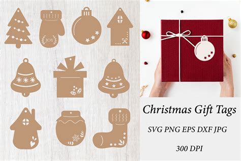 Christmas Gift Tags SVG. Christmas Tags Graphic by olyate0108 ...