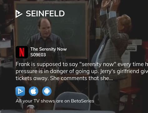 Where to watch Seinfeld season 9 episode 3 full streaming? | BetaSeries.com