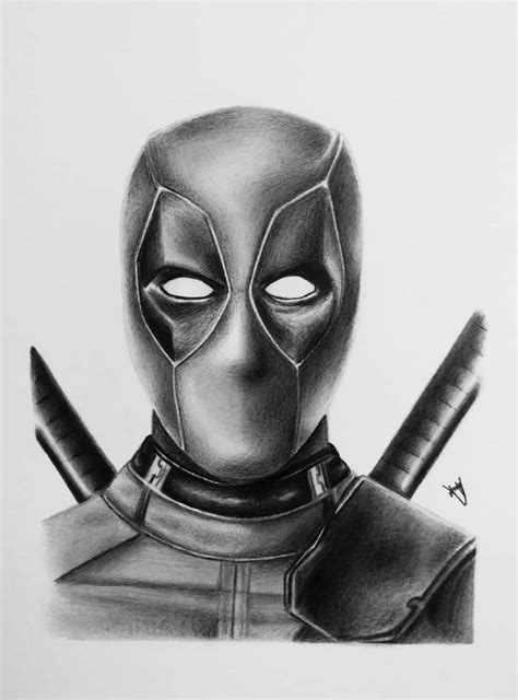 Deadpool Drawing by AndyVRenditions on DeviantArt