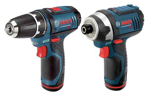 Bosch Lithium-Ion® CLPK22-120 12V Max 2-Tool Combo Kit w/ 3/8 In. Drill/Driver, Impact Drivers ...