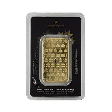 Royal Canadian Mint Gold Bar (1 oz) - Buy Online at GoldSilver®