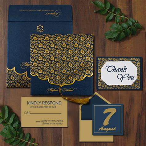 Our Hindu wedding invitation cards are unique and captivating with their intricate work and ...