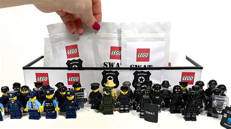LEGO City Police SWAT Minifigures Guns, Equipment !DIY Unofficial LEGO - YouTube