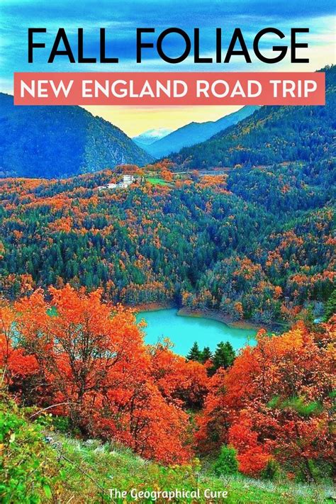 Perfect New England Fall Foliage Road | Fall road trip, New england fall, Road trip usa