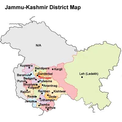 List of districts of Jammu and Kashmir 2023 | GKDuniya